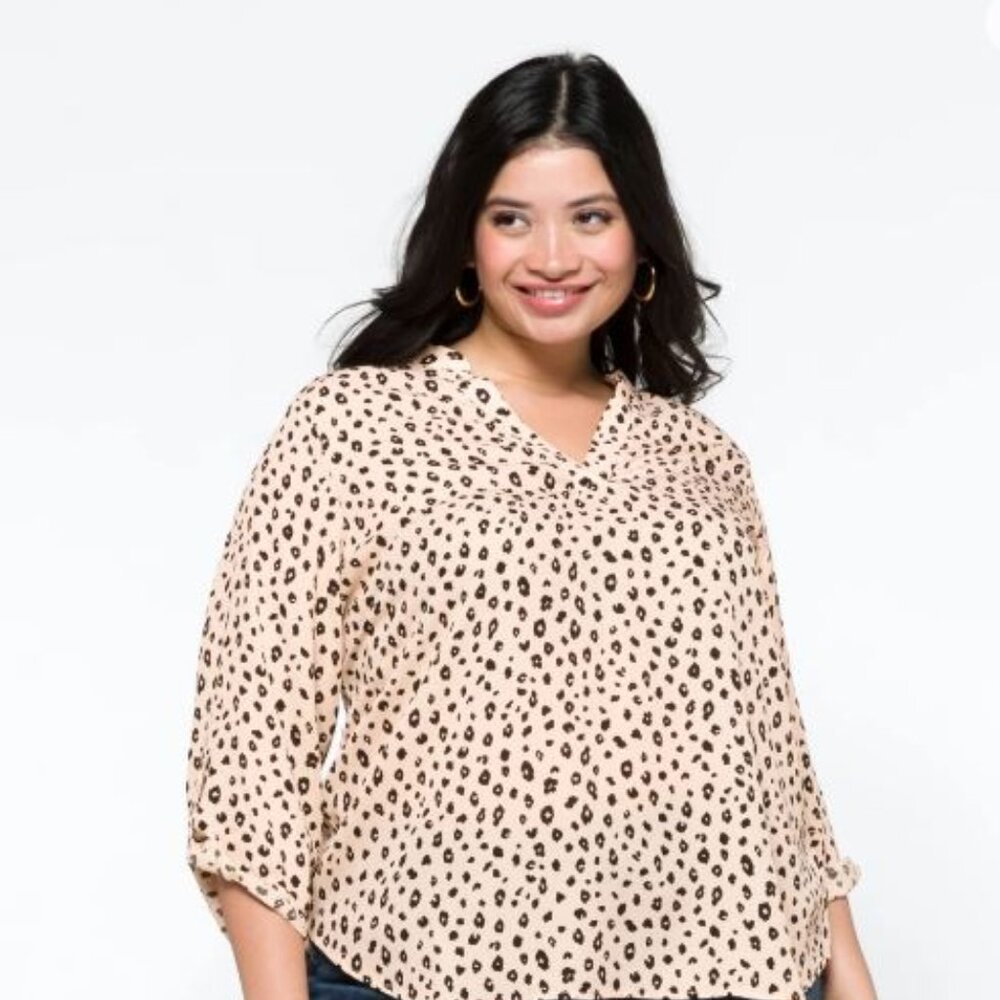 Split Neck Blouse (Stitch Fix)